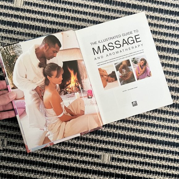 The Illustrated Guide to Massage & Aromatherapy Hardcover Book - Picture 5 of 5